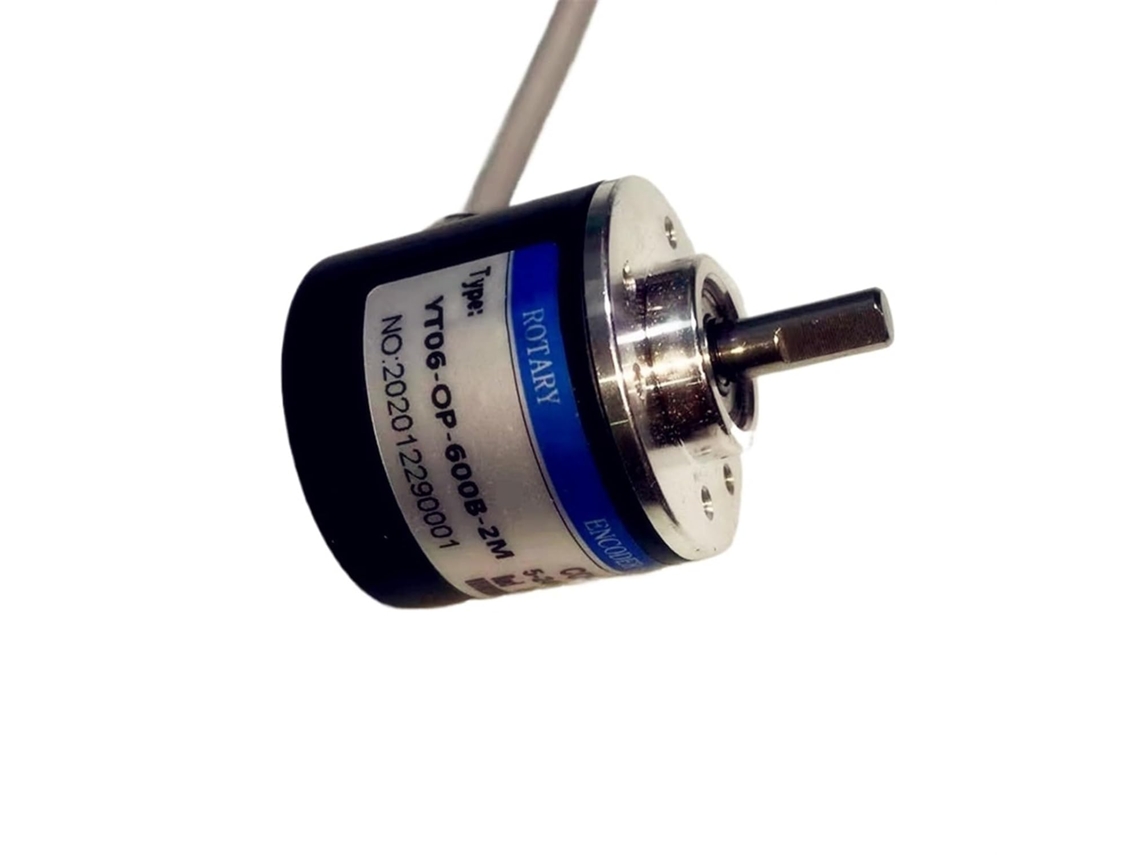 Encoder Fotoelétrico Rotativo Incremental 600p R 5-24v Ab Bifásico Com Eixo De 6mm
