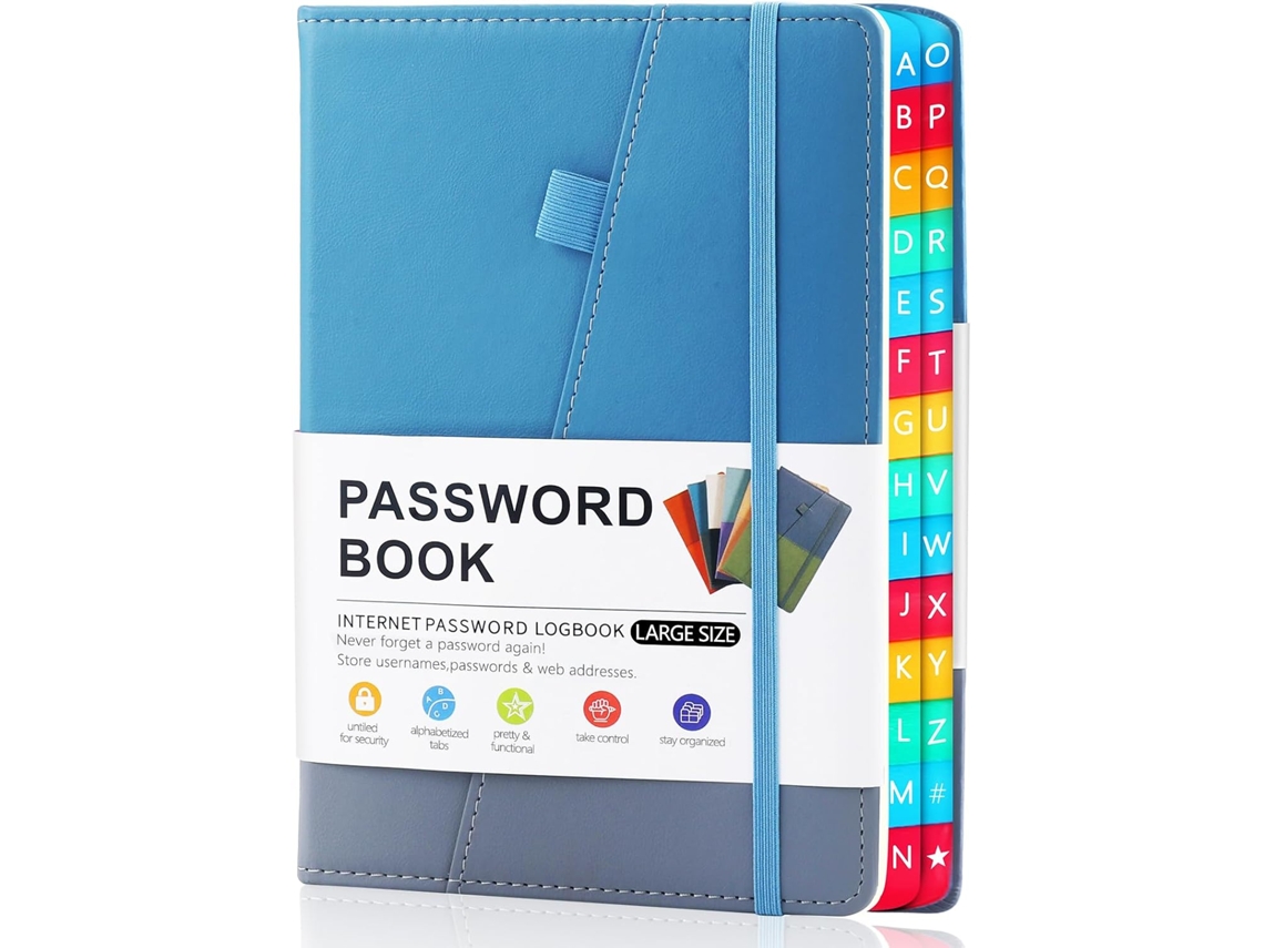 Agenda De Senhas Com Divisórias Alfabéticas, Diário Pessoal Com Capa Dura, Caderno Para Guardar, Para Idosos