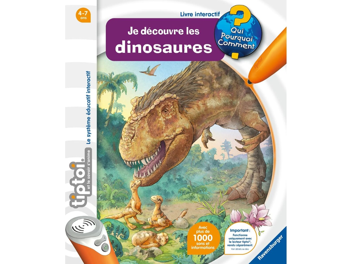 Jogo Educativo RAVENSBURGER Je Decóuvre Les Dinosaurs 1 Peça