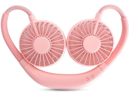 Ventilador Usb Resfriamento Pescoço Mini Portátil 360 G