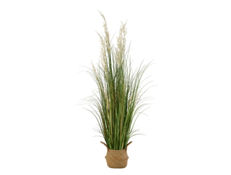 Relva Artificial Vevor, 119,4 Cm, Juncos, Flores Em Vaso, Verde, 1 Unidade
