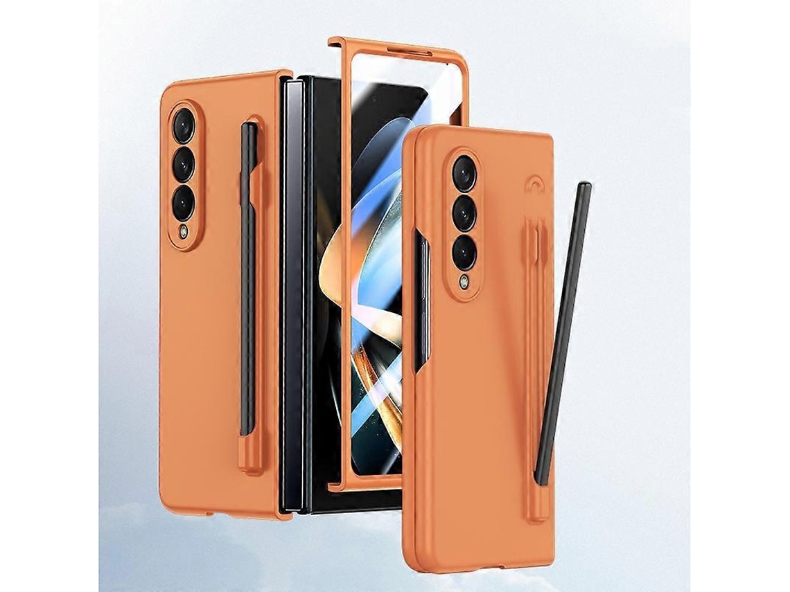 Capa De Celular Em Policarbonato Com Toque Aveludado E Caneta/estojo Para Samsung Galaxy Z Fold4 5g.