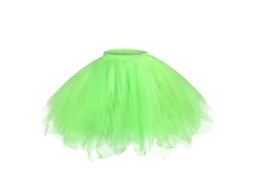 Falda Curta FEMININA FAST de Tule Mesh com Cintura Elástica para Dança Festa Praia