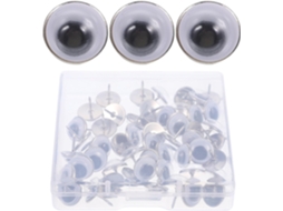 Conjunto Nolitoy de 50 Tachinhas Decorativas em Formato Olho, Tachinhas Multifuncionais para Cortiça E Quadros