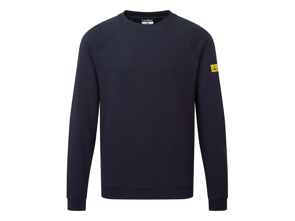 Moletom Antiestático Esd Proteção E Conforto / Branco / M Portwest