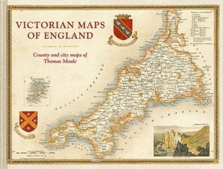 Livro victorian maps of england de thomas moule,john lee (inglês)
