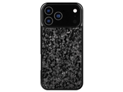 Capa Para Iphone 17 Pro Max Com Magsafe Em Fibra De Aramida - Preta