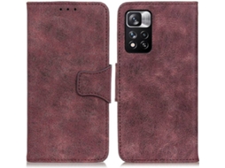 Capa Xiaomi Redmi Note 11 Pro HFS-HOUSE Vintage (Vermelho)