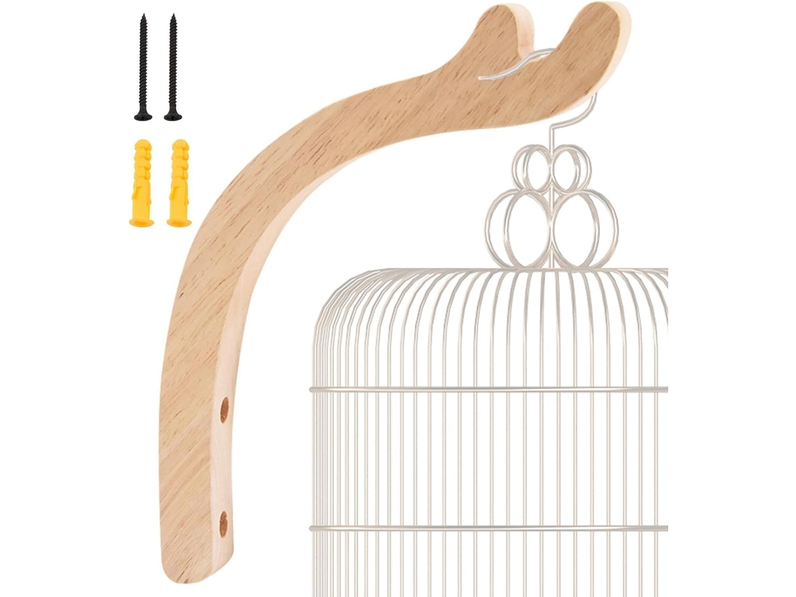 Suporte De Parede Externo Para Pendurar – Gancho De Madeira