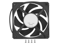 Ventoinha De Chassi Com Alto Volume De Ar, Baixo Ruído, Resfriamento Por Água, Levitação Magnética F120-a 2200 Rpm Preto