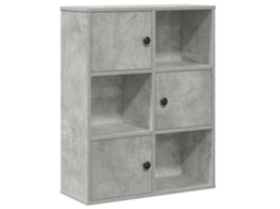 Bookcase, Bookcases Vidaxl Cinzeto Madeira Processada (n/a)
