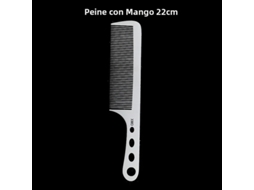 1 Pente de Aço Titânio, Pente Profissional para Penteados de Salão, Escova de Cabelo Antiestática MDUG (estilo Manual, 22 Cm)