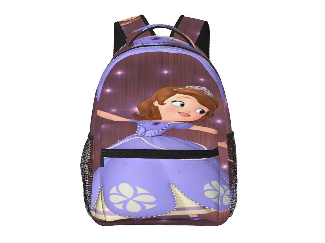 Mochila Sofia The First E45 Para Estudantes, Durável E Leve, À Prova Dágua E Com Alça De Ombro Respirável. Loja Olysi