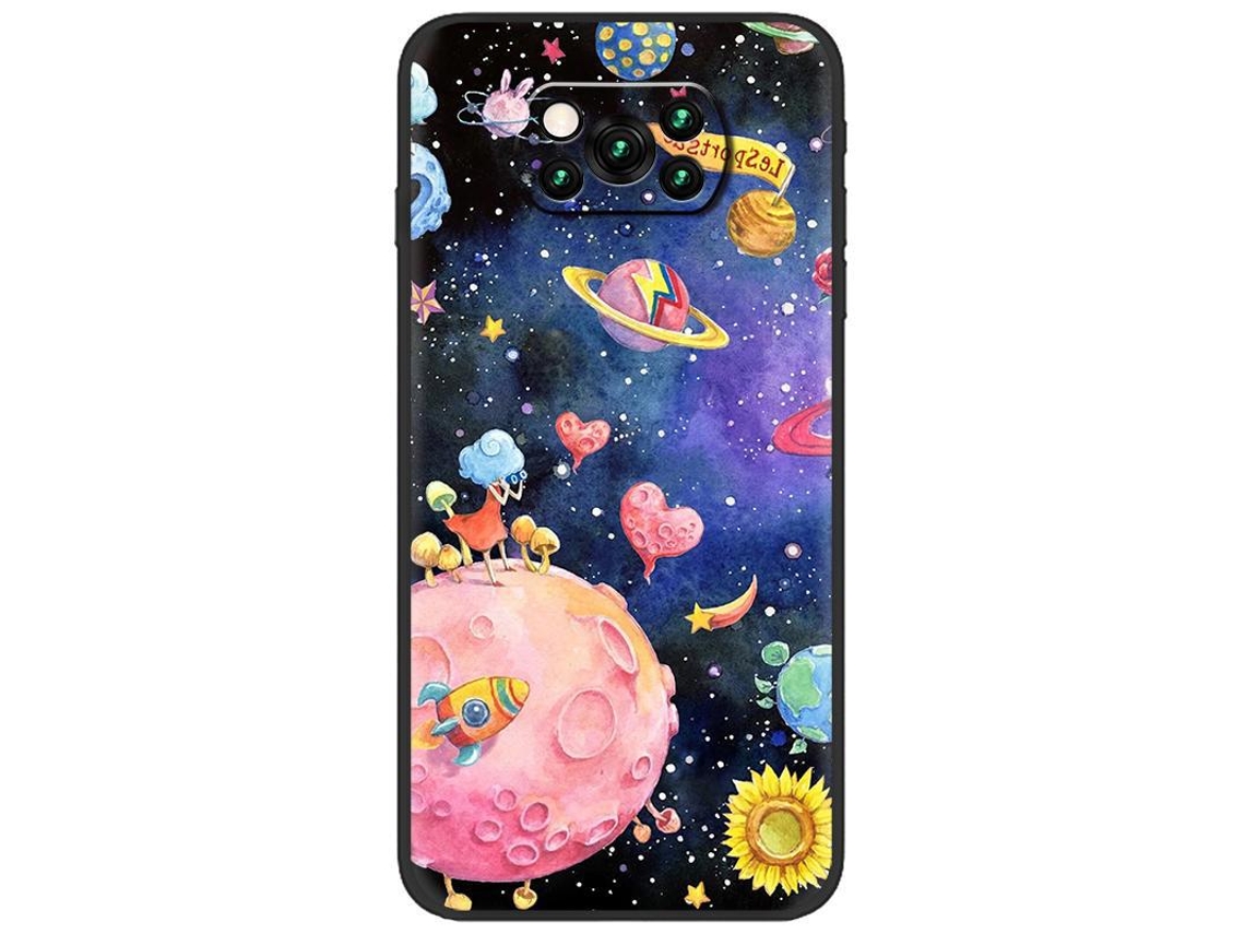 Capa De Silicone Tpu Para Xiaomi Poco X3 Nfc Espaço Fantasia Panoona