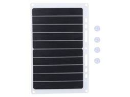 2026 panel Solar de Silicio Monocristalino para Carga Móvil, Accesorio de Montaje, Color Blanco