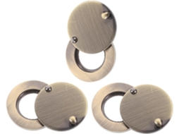 O Conjunto De 3 Peças Proteção Para Portas , Feito Ferro Com Acabament