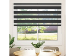 Vidaxl Cortina De Zebra 155x100 Cm Largura Do Tecido 150,9cm Poliéster