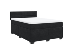 Box Spring Bed, Box Spring Beds Vidaxl Preto Veludo (160 X 200 Cm)