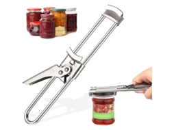 Abretapas Manual De Acero Inoxidable Para Cocina, Ajustable, Suitable Para Frascos, Tarros Y Botellas