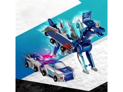 Carro De Brinquedo Com Super Combinação De Transformação Mágica 2 Em 1 Para Crianças, Carro Transformador De Colisão Magnética, Fa Aquaforge