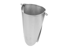 Funil De Aço Inoxidável Minkissy, Design Compacto E Bocal Oval Para Embalar Salgadinhos Batatas Fritas Em Cozinhas