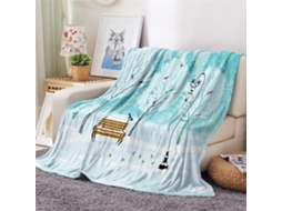 Manta de Flanela Fansu 3d Quente e Macia em Microfibra Ideal para o Inverno Perfeita Cama Ou Sofá Adequada Adu