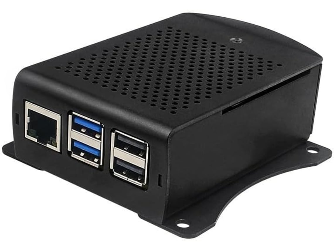 Caixa De Alumínio Para Raspberry Pi 5, Compatível Com Ventoinhas (liga