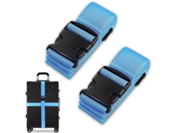 Alças de bagagem ajustáveis Slowmoose com liberação rápida para transporte otimizado de bagagem.