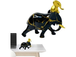Escultura De Elefante Em Resina | Decoração Para Casa Com Estátuas