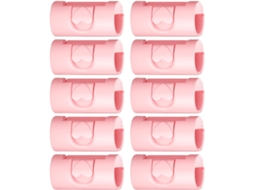Conjunto de 10 Prendedores Lençol Elástico em Abs com Design Antiderrapante, Resistentes À Pressão e CHABERLU