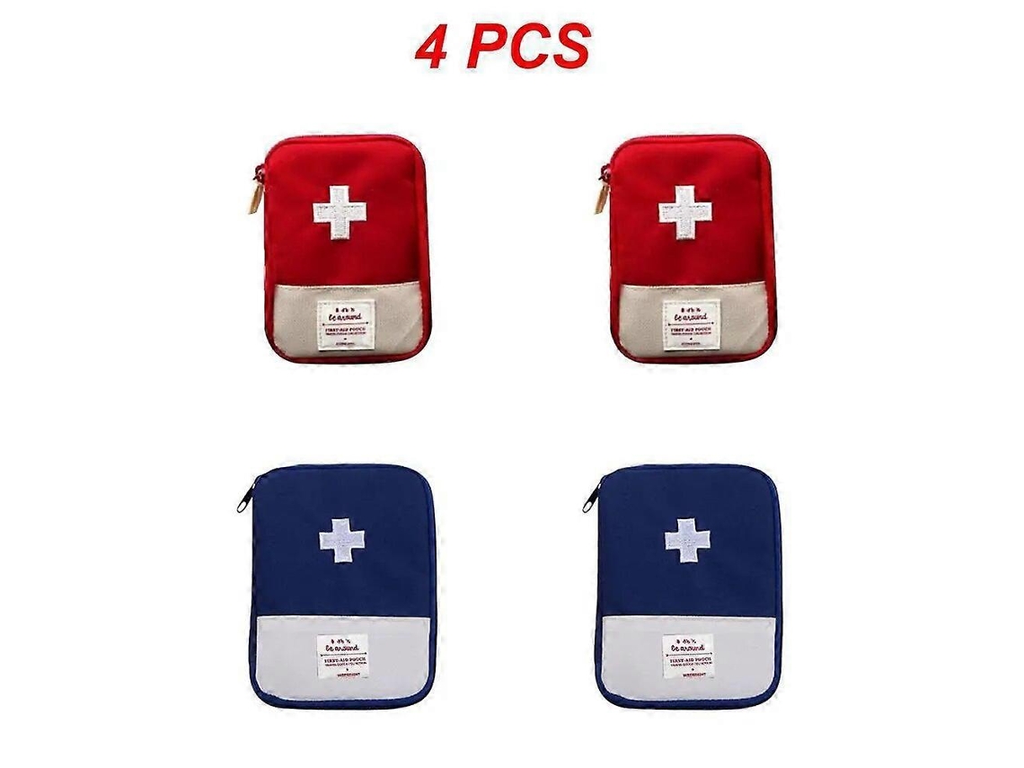 Mini Kit De Primeiros Socorros Portátil Para Viagens, Camping E Sobrevivência, Ideal Para Emergências E Atividades Ao Ar Livre. Possui Um Porta-c