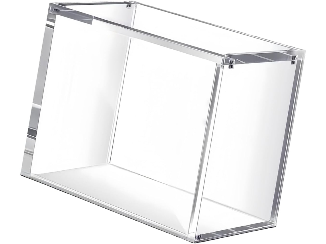 Estojo Transparente E Prático Para Cartões, Organizador Com Fecho Magnético, Perfeito Para Exibir Itens