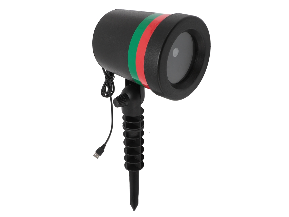 Projetor De Luz Decorativa Com Pino De Terra Para Jardim, Grama E Pátio Exterior Plugue Uk 110‑240v