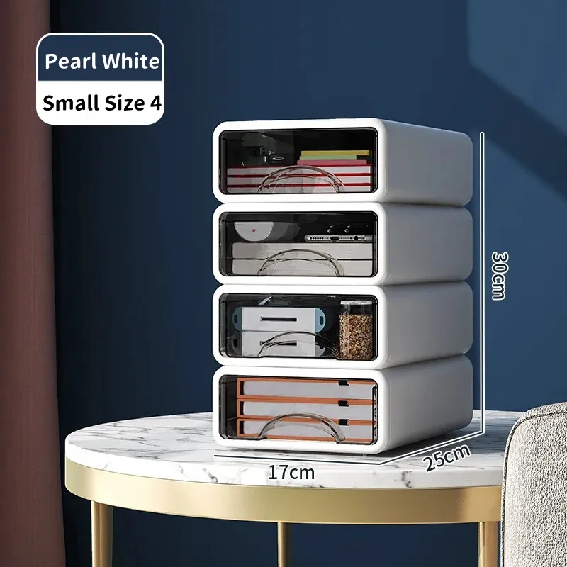 Organizador de Mesa com Gavetas para Guardar Materiais de Escritório BRILVIBERA