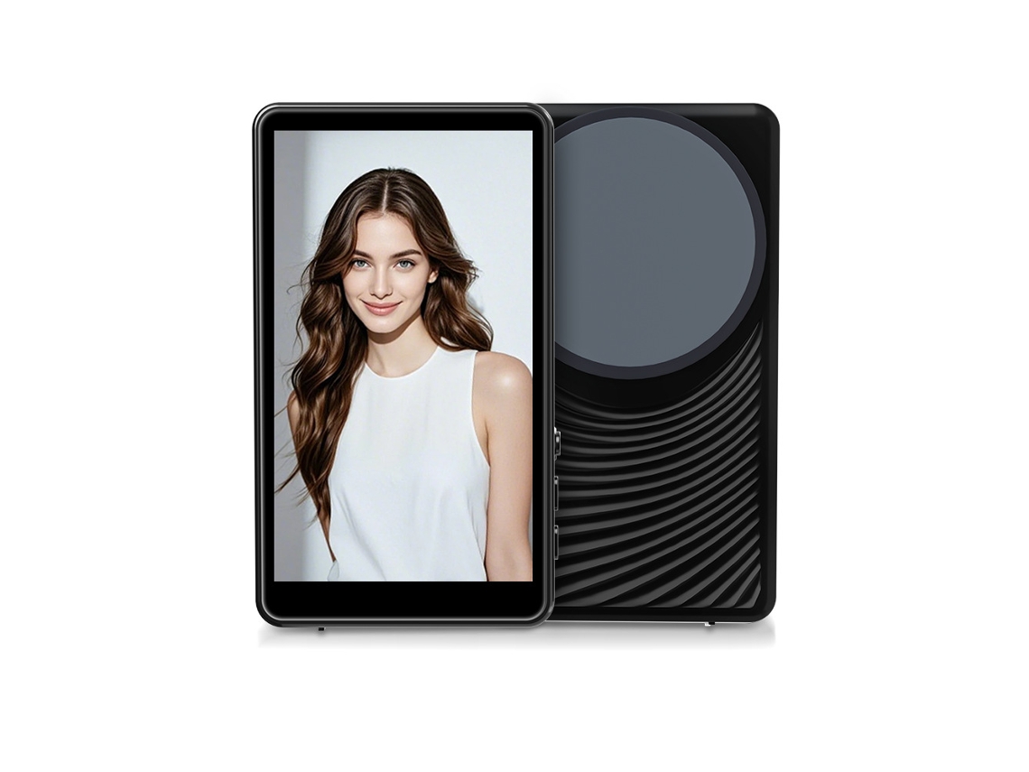 Monitor De Selfie Sem Fio, Com Monitor De Câmera Traseira Magnético (preto) Czhhmart