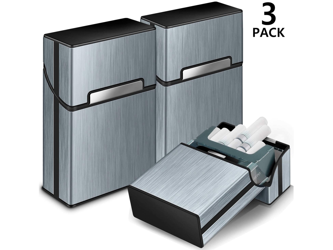Conjunto Elegante Para Presente Para Homens E Mulheres, Proteção Abrangente Para Cigarros Com Capacidade Para 20 Cigarros, Proteção Antiextrusão À Pro