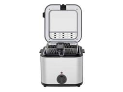 Fritadeira elétrica doméstica, 2.5l, 1000w, aço inox, para batatas fritas, kebab | S/MARCA