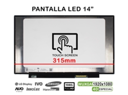 Tela sensível ao toque LED de 14 polegadas para laptop N140hcn Ea1 Rev.c1 FHD 40 pinos 315 mm compatível