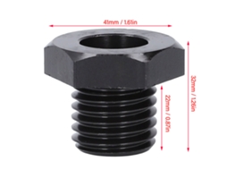 Laxiscreed Adaptador Para Taurus De Torneado Em Madeira, Converte 3/4" X 16 Tpi Para 1" X 8 Tpi