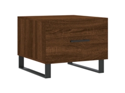 Mesa de Centro Derivados Madeira Carvalho Castanho MAISON EXCLUSIVE (50x50x40 cm)