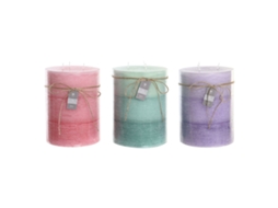 Vela DKD HOME DECOR Castanho (Cera - 14.5 x 14.5 x 20 cm)