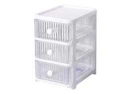 Gaveta de Armazenamento de Mesa HURRISE Caixa de Armazenamento de Mesa com Gavetas Móveis de Caixa Multicamadas e de 3 Camadas