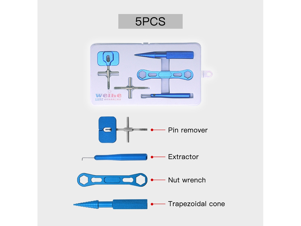 Kit Manutenção Molinete Pesca Ferramentas Básicas