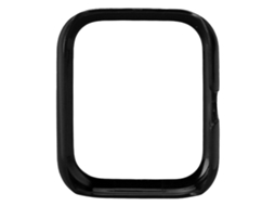 Capa Protetora Bumper Rígida para Amazfit Bip 3/bip 3 Pro de Plástico Shockproof Preta