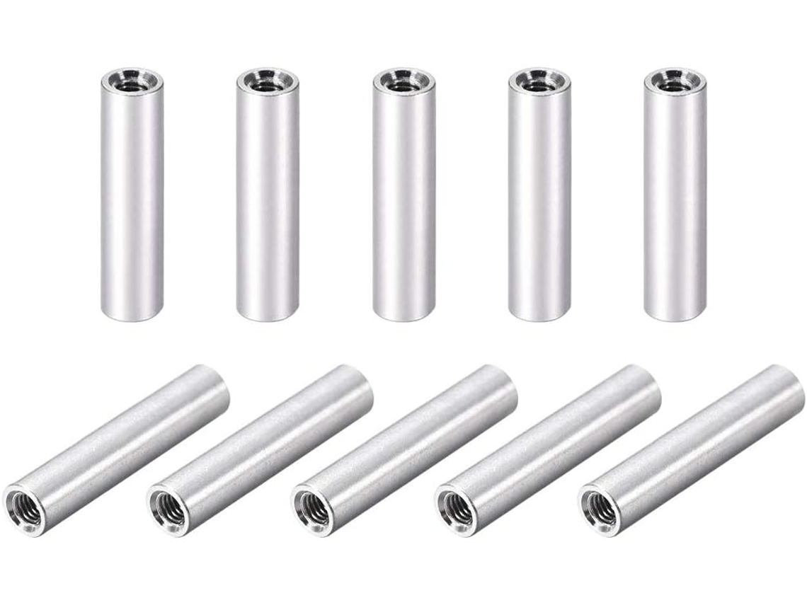 Conjunto de 10 Espaçadores Fêmea Redondos de Alumínio M3x30mm para Drones CHABERLU