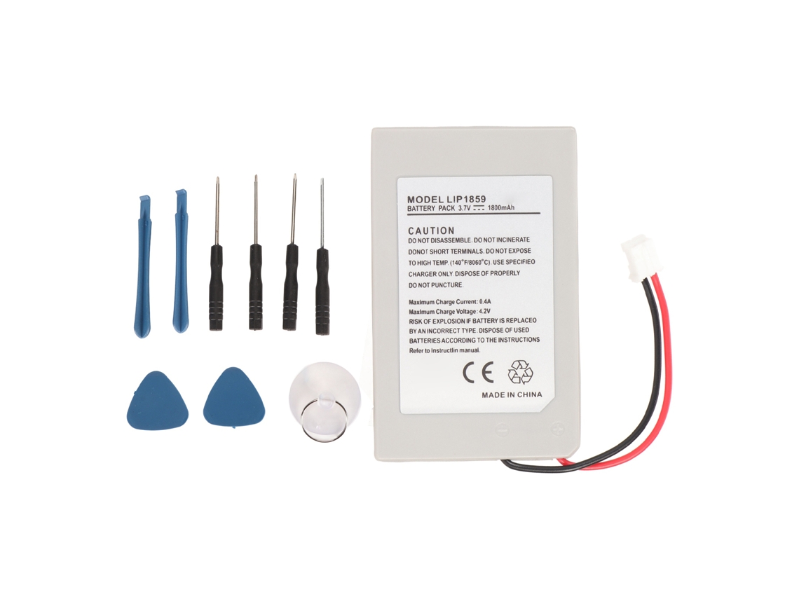 Bateria do controle PS3 EOOCOO (substituição para Lip1859, alta capacidade 1800mAh)