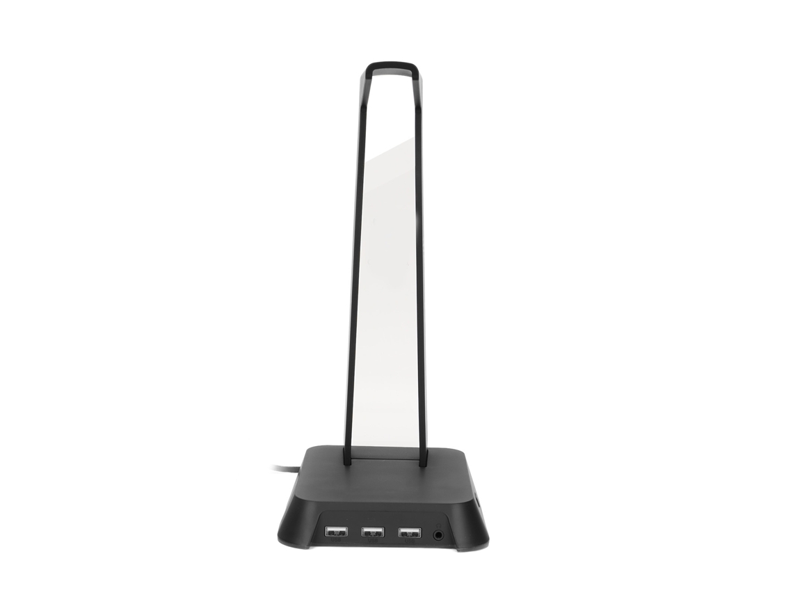 Suporte Para Fone De Ouvido Com Iluminação Rgb Colorida, Detachável Com 3 Portas Usb
