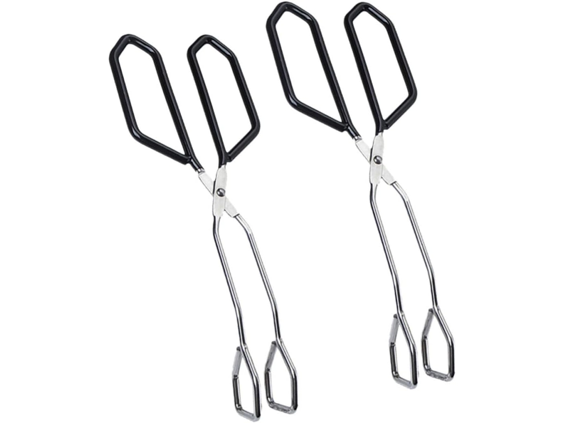 Pinças Para Alimentos Stobaza De Aço Inoxidável, 2 Peças, Anti Escaldantes, Design Ergonômico E Comprimento Ideal Para