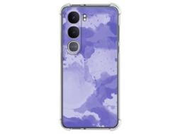 Capa Tumundosmartphone De Silicone Resistente A Impactos Para Vivo Y31 5g / Y21d Com Estampa Em Aquarela 01 Desenho