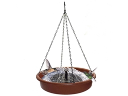 Pedestal Para Banho De Pássaros, Pedestal Para Difusor De Pássaros Suspenso Com Bomba E Alimentador De Pássaros Brilvibera